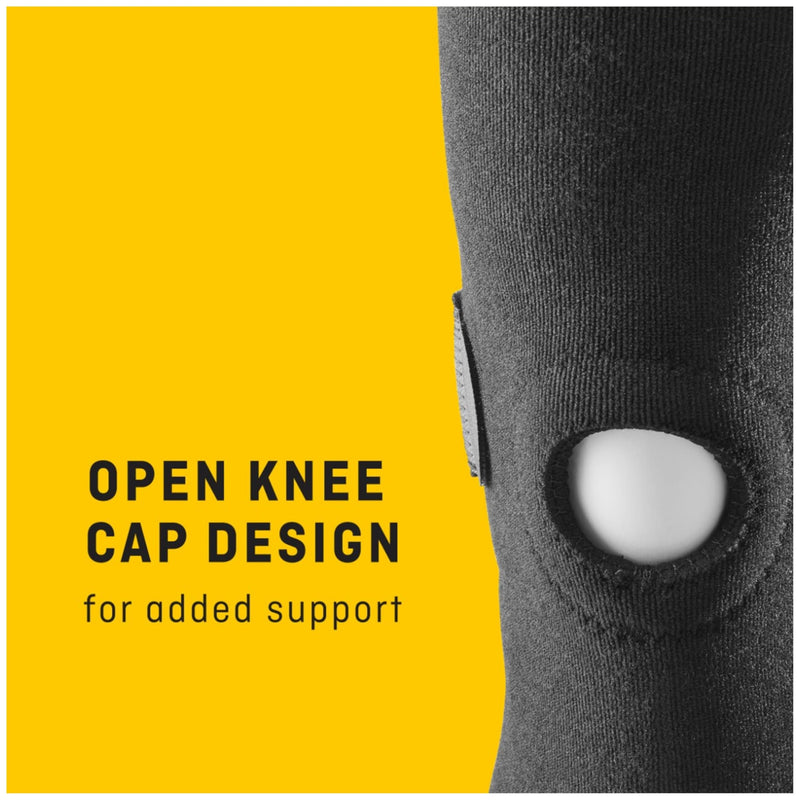 FUTURO Sport Knee Support, Ideal for Athletic and Everyday Activities, One Size Black 1 Count (Pack of 1) - BeesActive Australia