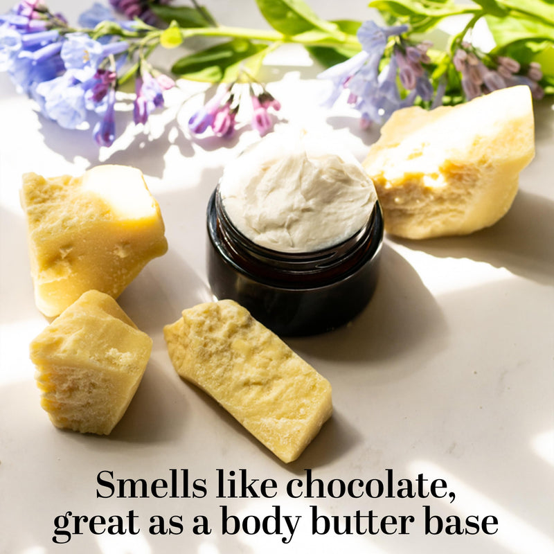 Better Shea Butter Cocoa Butter - 8 oz Block, Deeply Moisturizes Skin, Diminishes Scars, Stretch Marks, Soothes Dry Skin Bar 8 Ounce (Pack of 1) - BeesActive Australia
