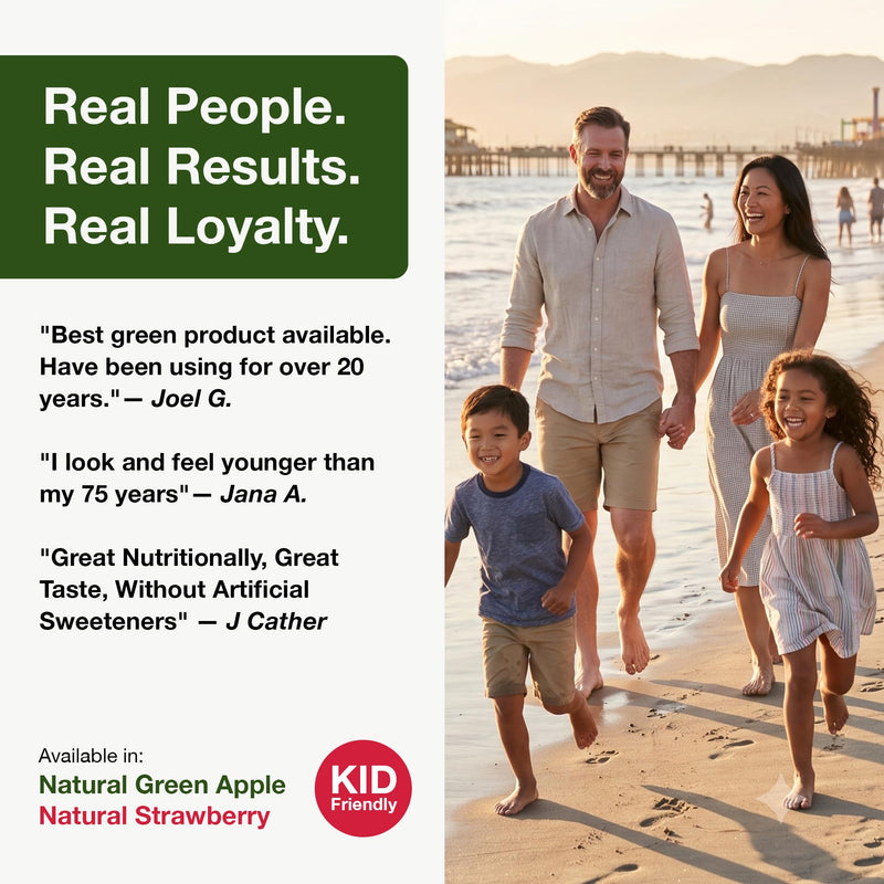 Biopharma Scientific NanoGreens Superfood Greens Powder (Strawberry) | Supports Immunity & Digestion, 55 Organic Ingredients, Spirulina & Chlorella, Third-Party Tested, Plant-Based, 30 Servings Strawberry