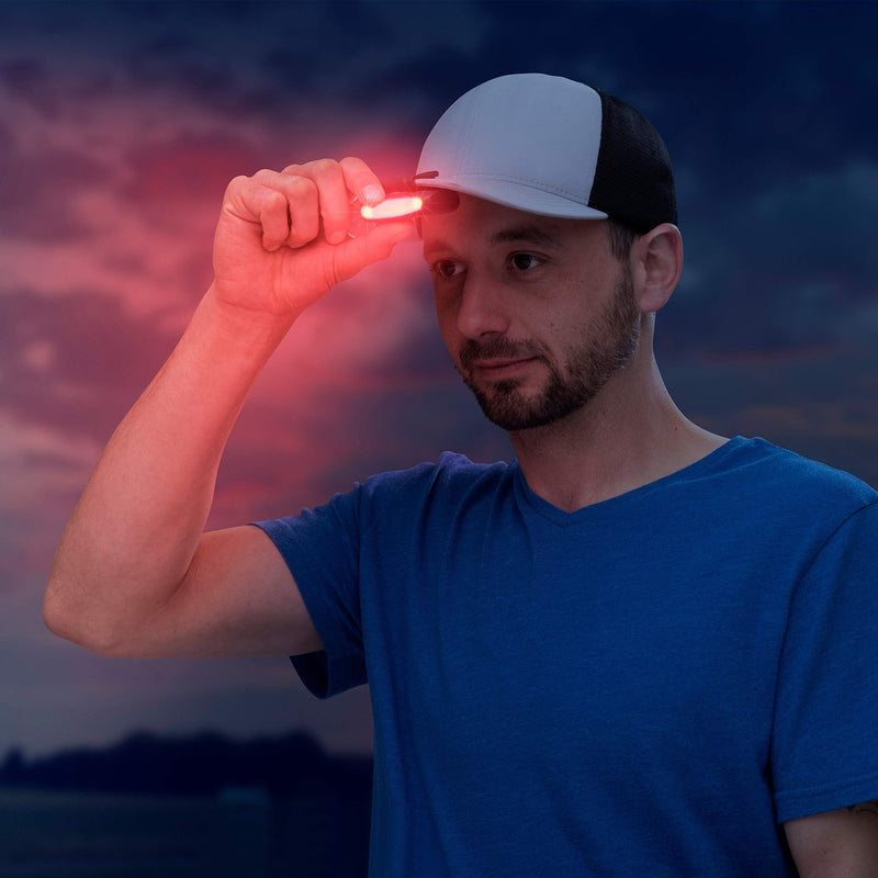Nite Ize Radiant 170 Rechargeable Clip Light - Rechargeable Headlight for Hiking, Camping & More - Adjustable Headlamp for Hats & Straps - 170 Lumen Light - Black