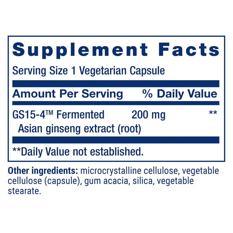 Life Extension Ginseng Energy Boost, Energy Support, Healthy Stress Management, Gluten-Free, Non-GMO, Vegetarian, 30 Capsules | Ginseng Energy Boost Formula Supports Energy & Healthy Stress Management, Gluten-Free, Non-GMO & Vegetarian