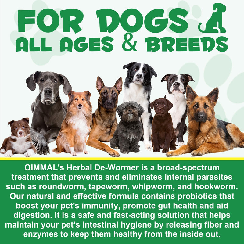 Specifically Formulated for Dogs, Dogs Broad Spectrum Supports, Naturally Sourced Ingredients, Gut Health, Easy-to-Absorb, Probiotics Supplement Drops for All Ages and Breeds