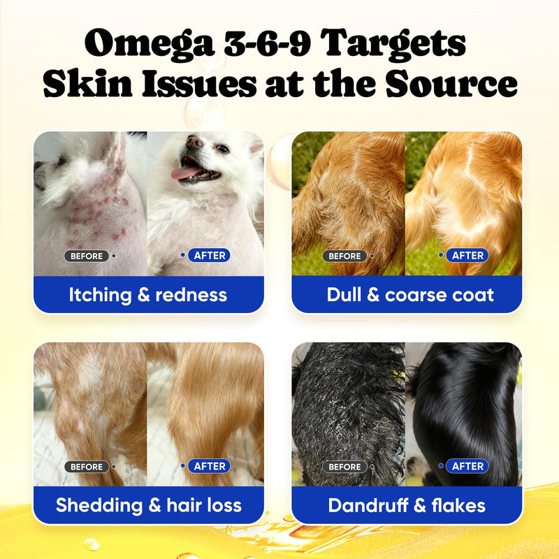 Skin & Gut Health Bundle for Dogs – Omega-3 Chews + Probiotic Powder