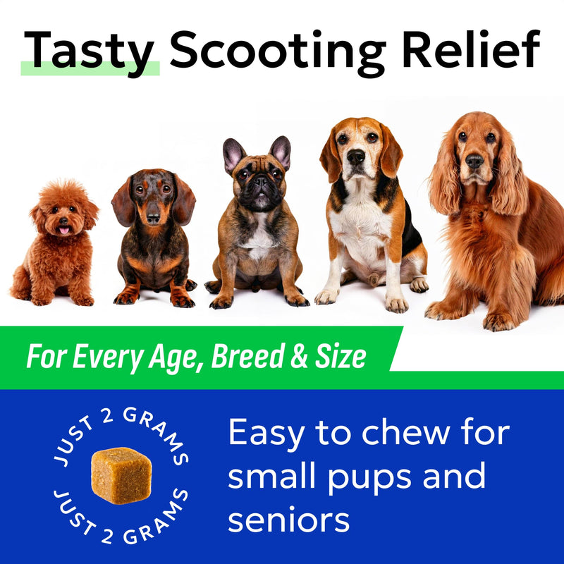 BARK&Spark Gland Guard - Anal Gland Support - Scoot Treatment - Prebiotics & Digestive Enzymes Supplement for Dogs Digestion & Gut Health. Proprietary Blend: Beet, Psyllium, Dandelion & Pumpkin 120Ct Bacon - PawsPlanet Australia