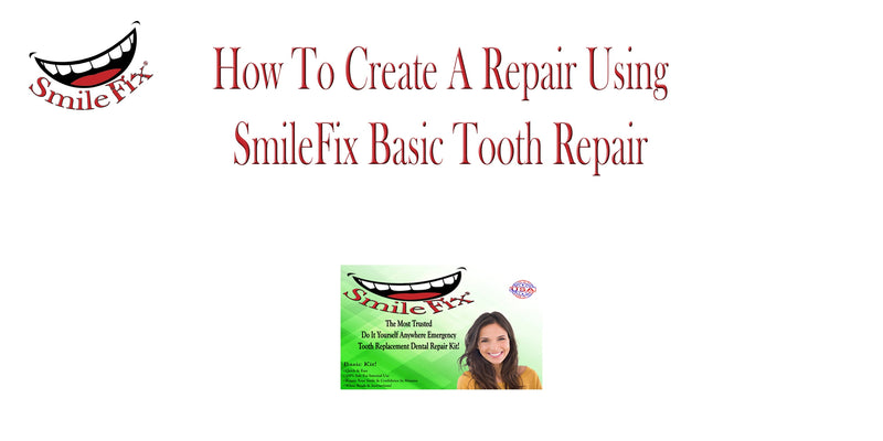 SmileFix Basic Dental Repair for Missing or Damaged Teeth - Fix Gaps, Missing Teeth, Spaces, Broken Tooth - Fast & Easy - Confident Smiles - Durable Compound - Thermoplastic Beads