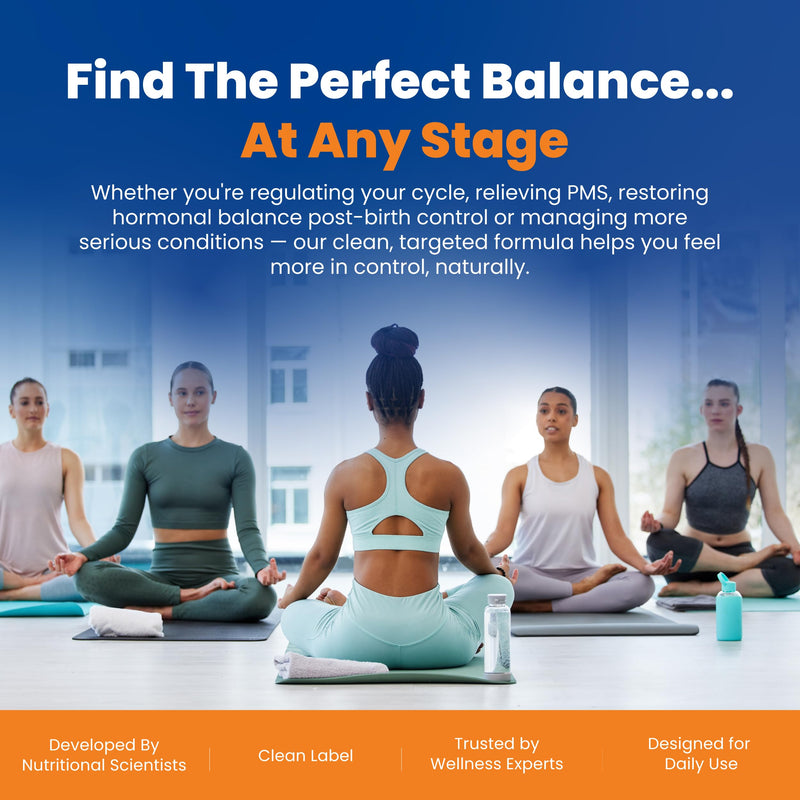 Vitex Max DIM + Shatavari Hormone Balance (3 Pack) | Hormone Balance & Menopause Support for Women | Vitex, DIM & Shatavari with Adaptogens for Mood, Cycle & Stress | Vegan 3 Pack
