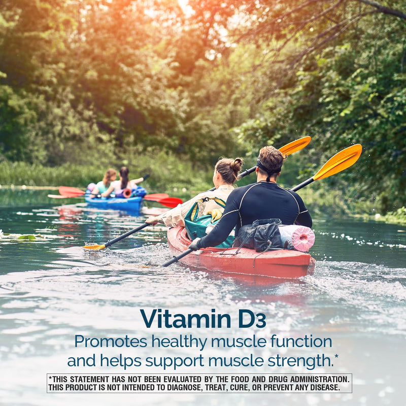 Nature's Wonder Vitamin D3 2000 IU (50mcg), Gluten-Free, 360 Softgels | Potent Bone Health, Immune Function & Calcium Absorption Support for Women & Men, Year Round Daily Wellness, 360 Day Supply