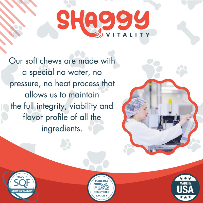 ShaggyVita Dog Vitamins and Supplements 9 in 1 for Immune System, Skin & Coat, all Ages - Dog Skin and Coat Supplement - Dog Supplements & Vitamins - Multivitamin for Dogs - Dog Vitamins Multivitamin - BeesActive Australia