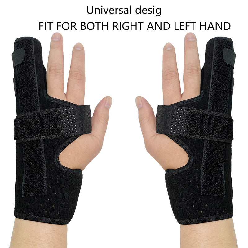 Boxer Break Metacarpal Splint Brace - 4th or 5th Finger Splint Support (Medium) Medium