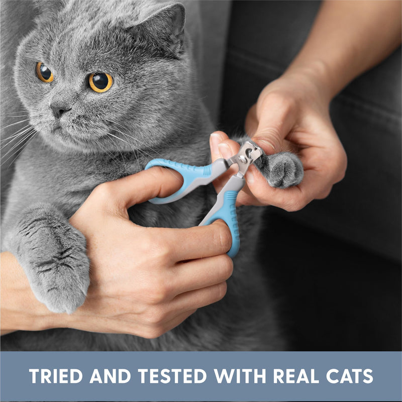 The Cat Ladies Cat Grooming Kit - 5 Piece Brushes Kit - With Comb and Matted Fur Undercoat Deshedding Cat Hair Brush for Long Haired Cats or Short Haired Kittens or Bunny Rabbits - BeesActive Australia