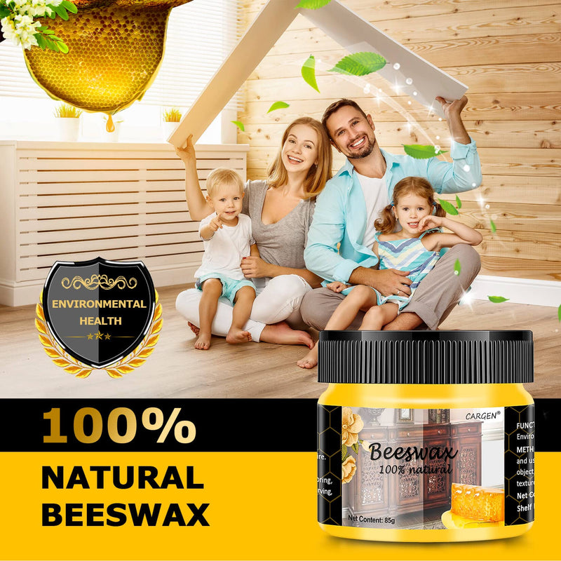 CARGEN 3 PCS Wood Seasoning Beewax Natural Beewax Traditional Wood Wax Multipurpose Beeswax Furniture Polish for Wood Polish Furniture Care - BeesActive Australia