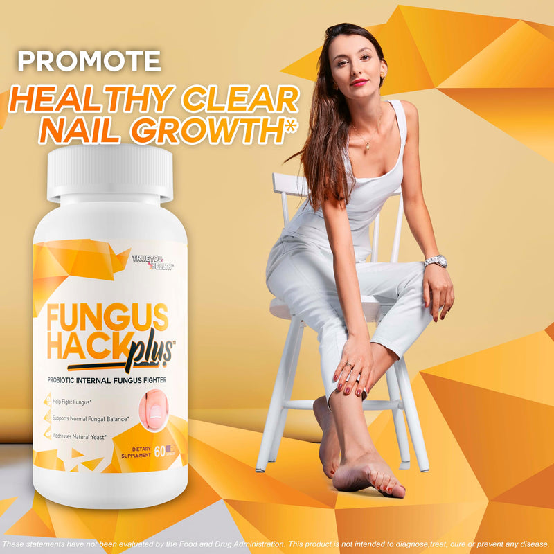 Fungus Hack Plus Probiotic Internal Fungus Fighter - Antifungal Probiotic - Nail Fungus Treatment - This Toe Fungus Treatment is Designed to Balance Probiotics to Help Fight Off Fungus