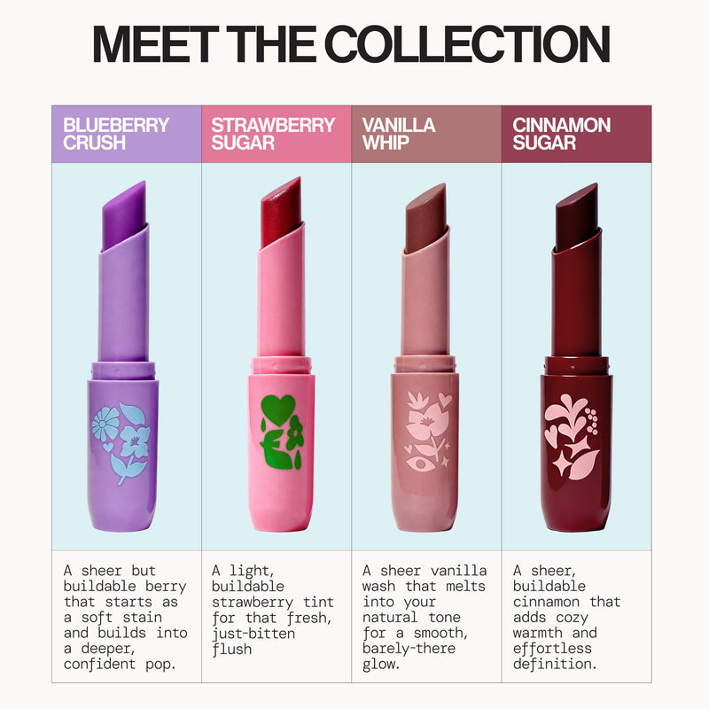 Pacifica Cinnamon Sugar Lip Buttercream, Tinted Lip Balm, Vegan and Cruelty-Free, Cushiony Hydrating Treatment with Vegan Waxes, Oils, Vitamin E, Sheer Buildable Tint