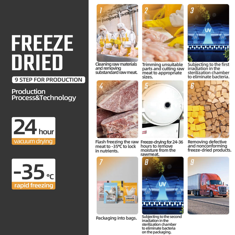 Bintangor Freeze Dried Chicken(3oz) cat multivitamin & Calcium 3 Ounce (Pack of 1)