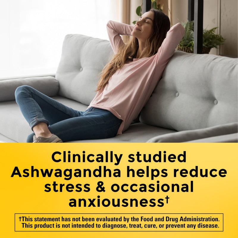 Nature Made Ashwagandha Capsules 125mg for Stress Support, 60 Capsules, 60 Day Supply 60 Count (Pack of 1)