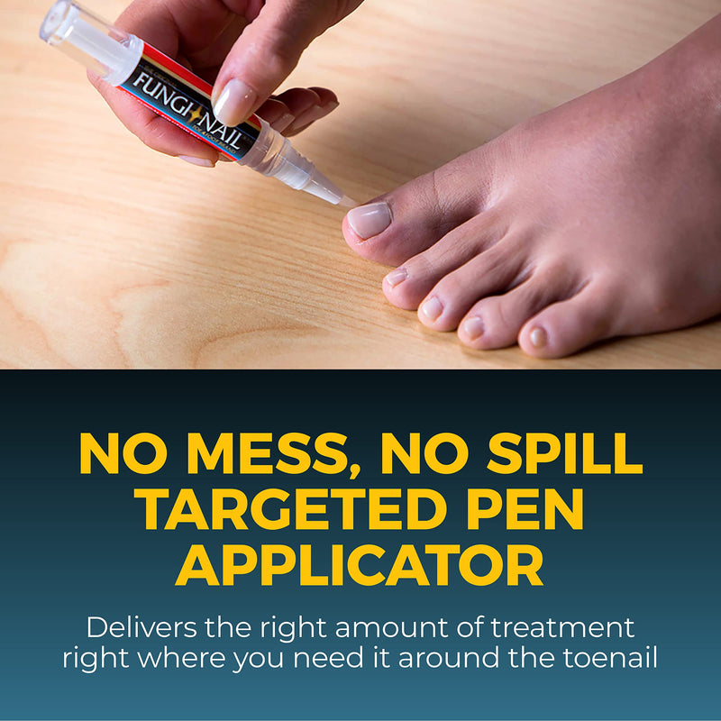 Fungi-Nail Pen Applicator Anti-Fungal Solution, Kills Fungus That Can Lead to Nail & Athlete’s Foot with Tolnaftate & Clinically Proven to Cure and Prevent Fungal Infections | 0.20 Fl Oz (Pack of 2) 0.20 Fl Oz (Pack of 2) - BeesActive Australia