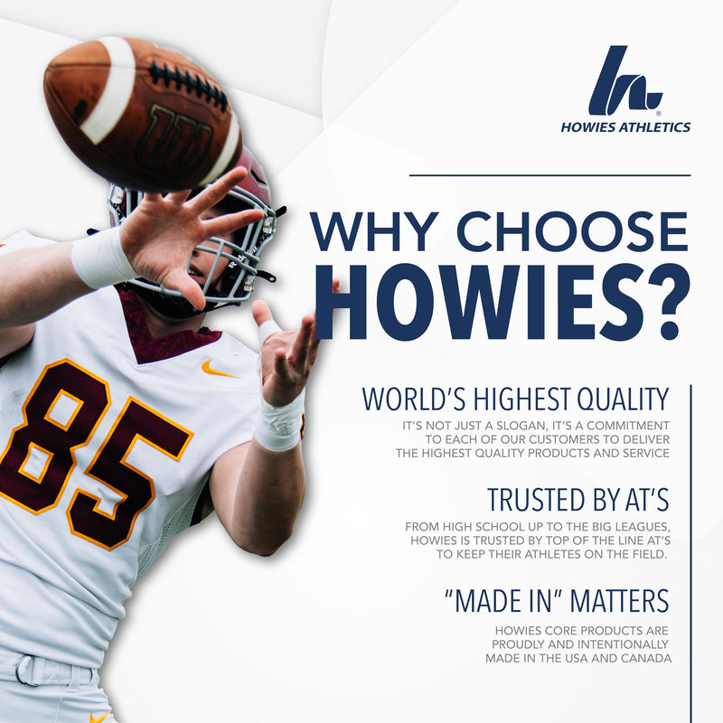 Howies Athletic Tape - 1.5" x 15yd White Athletic Tape, Pro Grade Strength - Sports Tape for Athletes and Medical Trainers, Fingers, Ankles, Wrist, Boxing, Football, Gymnastics (4) 4 - BeesActive Australia