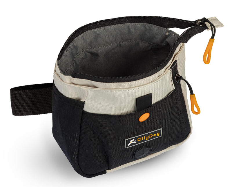 OllyDog Backcountry Day Bag, Fanny Pack, Dog Treat Pouch, Hands-Free for Training, Hip Pack with Built-in Poop Bag Dispenser, Removable Waist Belt Clip (Bluff) Bluff - BeesActive Australia