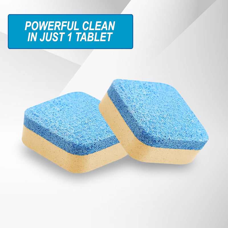 Air Jungles Washing Machine Cleaner Tablets 24 Count, Lemon Scent, Deep Cleaning, Dirt Remover, Clean Laundry Washer Drum and Tub, Compatible with Front and Top Load Washer, 12 Month Supply 24 Count (Pack of 1) - BeesActive Australia