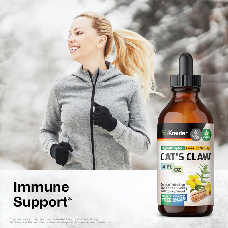 BIO KRAUTER Cryptolepis Tincture 4 Fl. Oz. & Cat's Claw Tincture 4 Fl. Oz.