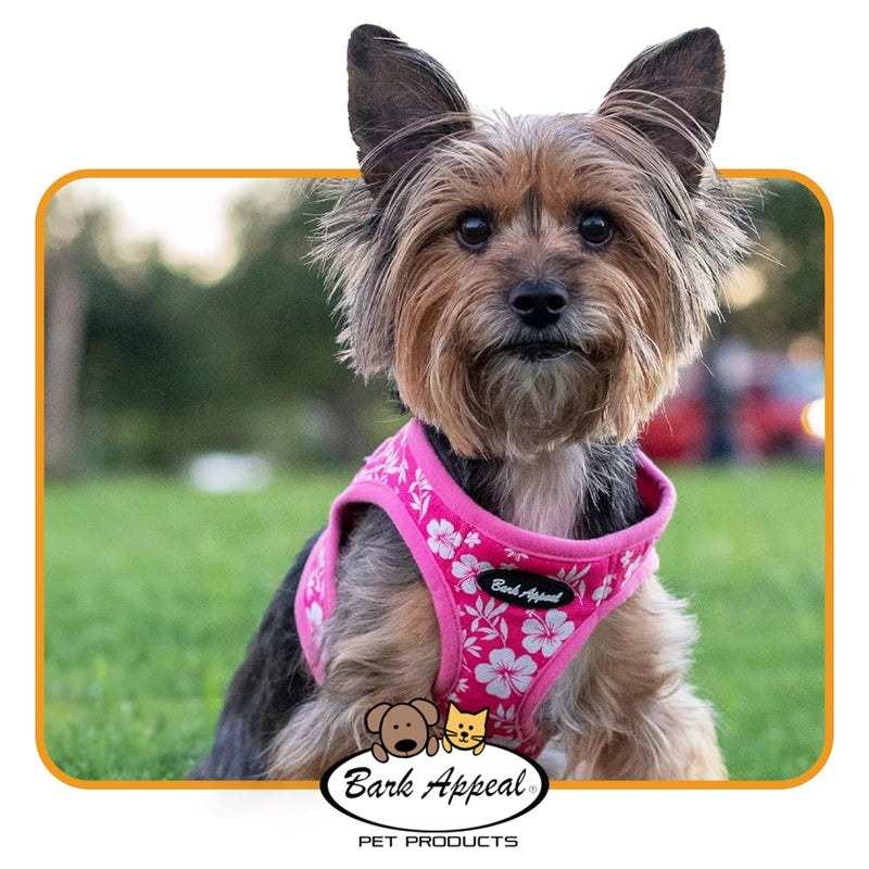 Bark Appeal Red Step-in Dog Harness for Small-Medium Pets – Updated Sizing, Re-Measuring is Essential – Soft Vest Harness – Anti-Choke with Adjustable Strap & Heavy Duty Clip – M M (15-17” Chest) - BeesActive Australia