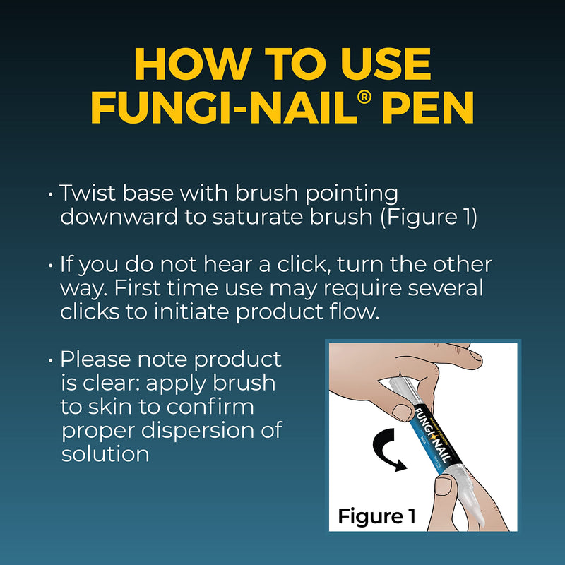 Fungi-Nail Pen Applicator Anti-Fungal Solution, Kills Fungus That Can Lead to Nail & Athlete’s Foot with Tolnaftate & Clinically Proven to Cure and Prevent Fungal Infections | 0.20 Fl Oz (Pack of 2) 0.20 Fl Oz (Pack of 2) - BeesActive Australia