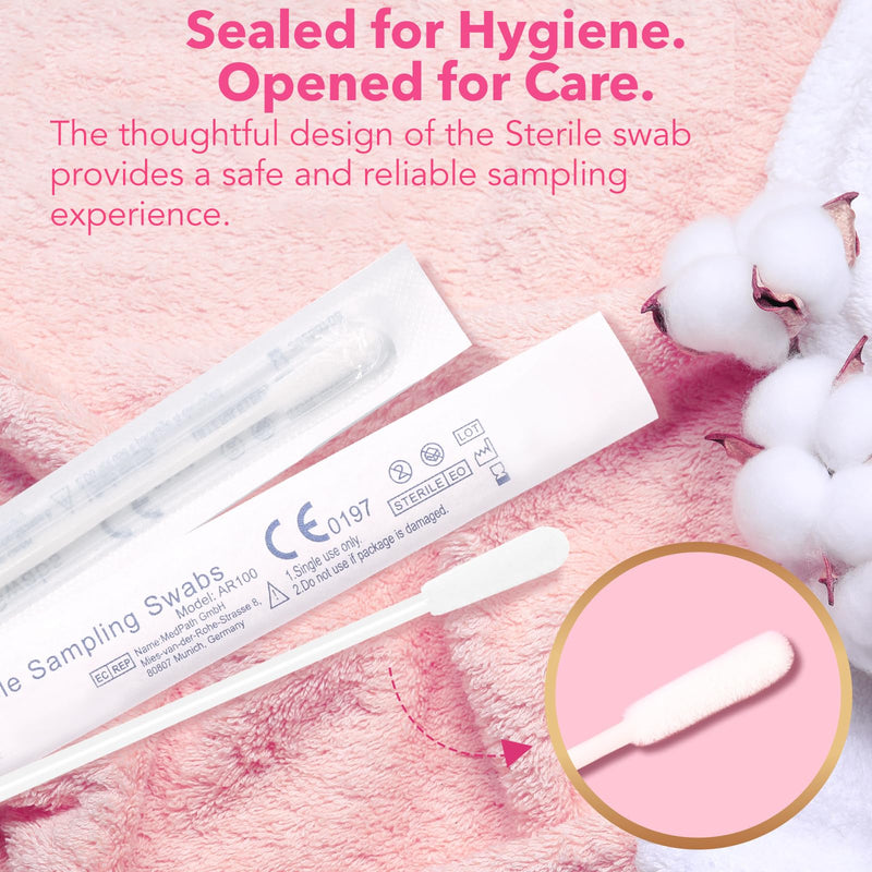 Easy@Home Vaginal pH Test -10 Strips | BV Test Kit at Home for Women | Yeast Infection Test + pH Balance for Women 1 Count (Pack of 10)
