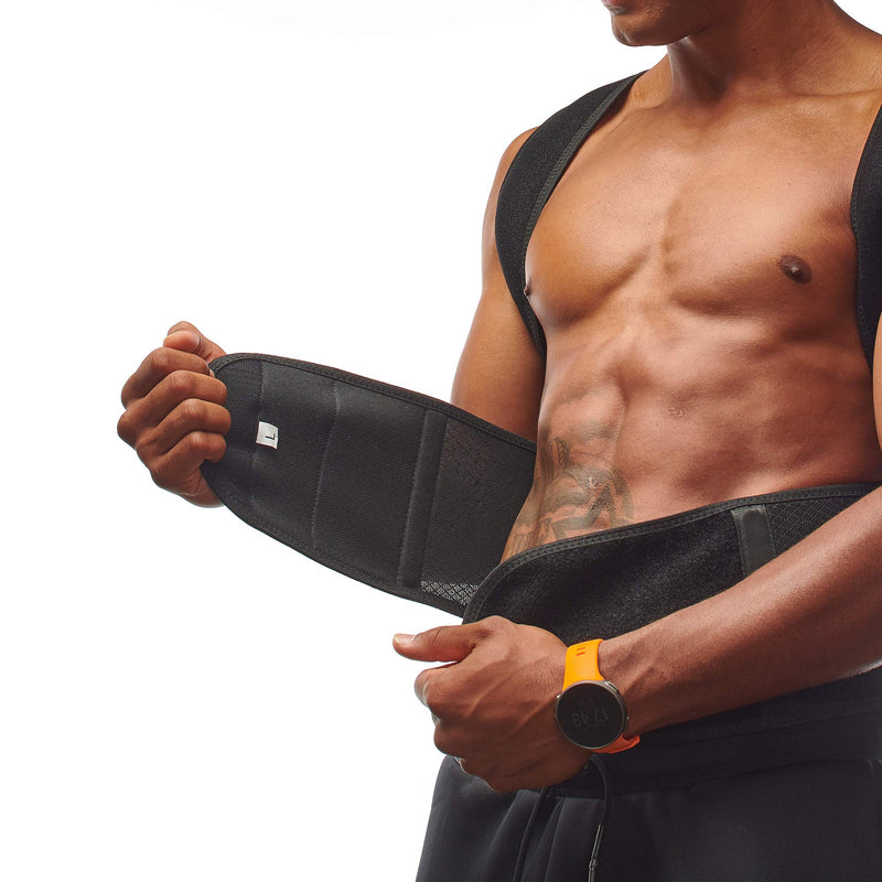 Selbite Posture Corrector for Men and Women - Back Brace for Upper and Lower Body Support - Adjustable Straightener with Pain Relief and Muscle Memory (Large) Large (Waist 38”-44”) - BeesActive Australia