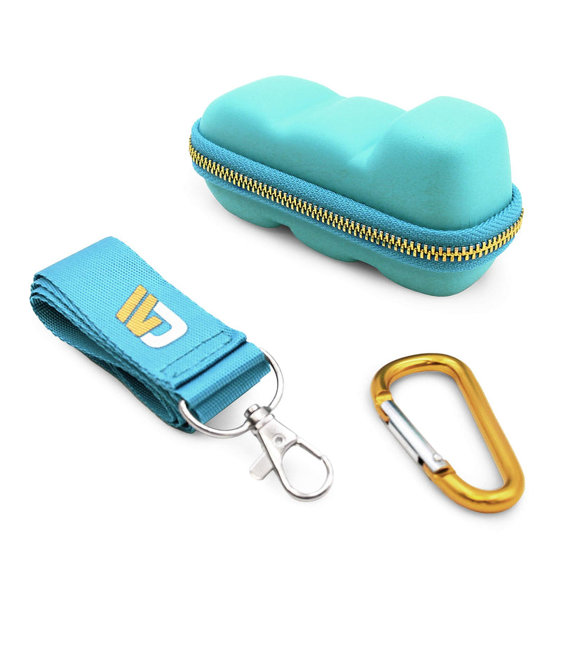 CASEMATIX Turquoise Asthma Inhaler Travel Case, Does Not Include Inhaler Medicine - BeesActive Australia