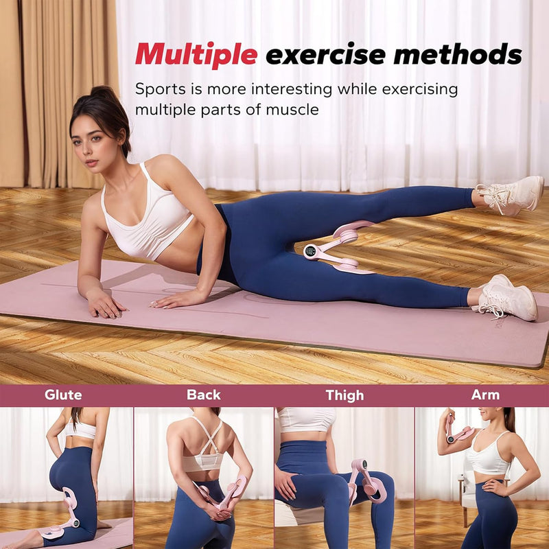 Smart Thigh Master | Adjustable Pelvic Floor Exercise Devices for Women and Men with Auto-Counter Display | Inner Thigh Exerciser for Women, Kegel Trainer for Butt, Arm & Leg Workouts - BeesActive Australia