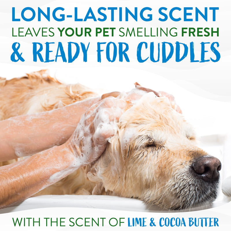 TropiClean Deshedding Cat & Dog Conditioner, Puppy & Kitten Safe, Reduces & Softens Coat, Lime & Coconut Scent, Made in the USA, 20oz. Lime & Cocoa Butter 20 Fl Oz (Pack of 1) - BeesActive Australia