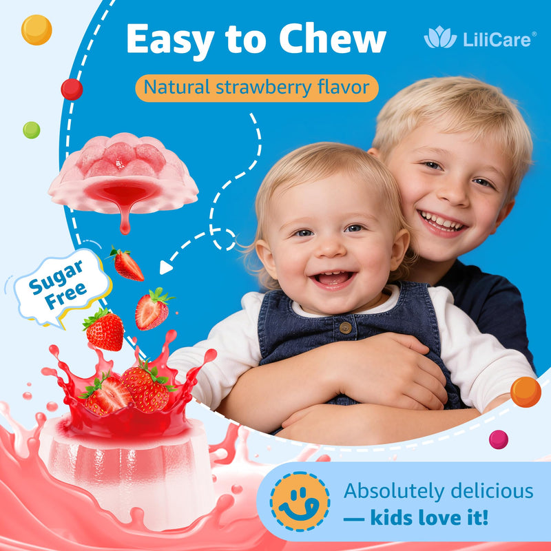 Toddler 2-3 & Kids 4+ Multivitamin Gummies w/ Iron, Omega-3, ARA, Calcium, Prebiotic, Methylated Picky Eater Vitamins for Kids 2+ Growth & Development | Vitamin C, D3 K2, B12, Methylfolate, Sugar Free 60 Count (Pack of 1)