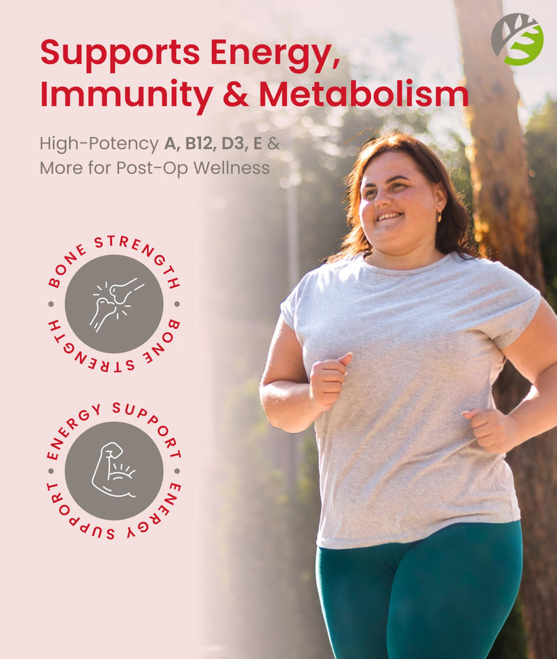 BariSlim Bariatric Chewable Multivitamin Gummies - Specially Formulated Gummy Vitamin for Patients After Weight Loss Surgery - Easy to Digest & Great Tasting Fruit Flavors | 90 Fruit Chews