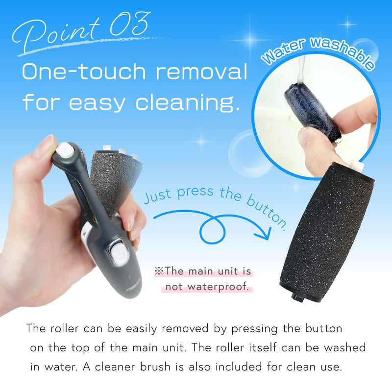 Electric Callus Removers for Feet, Slim Portable ShineRoller, Rechargeable Compact Portable Electronic Foot File Pedicure Kits, Dry Skin for Smoother, Foot Care for Dead Skin Ideal Gift (Pink) Pink - BeesActive Australia