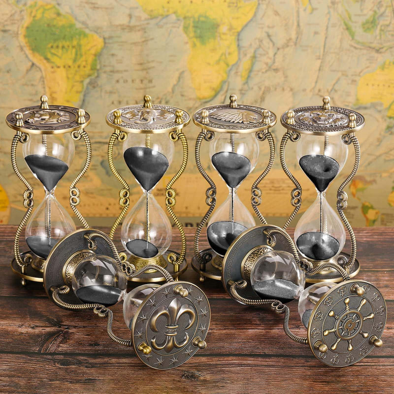 CNCJ Hourglass Timer Sand Clock 30 Minute: Brass Medieval Dragon Black Sand Watch 30 Min,Large Reloj De Arena,Gothic Fantasy Half Hour Sandglass for Gifts,Home,Desktop Decor 30 Minutes Medieval Dragon,black Sand - BeesActive Australia