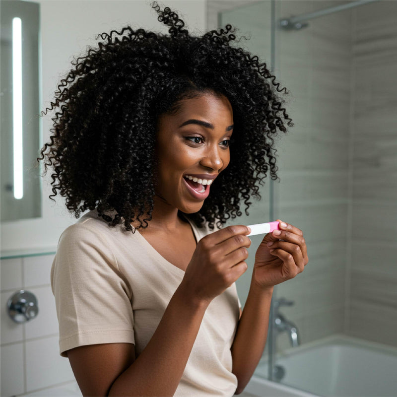 GoldN™ Early Detection Pregnancy Test for Women – HCG Midstream Kit | 99% Accurate & Easy-to-Use | Fast Results with Pink Heart Indicator | Mess-Free, FDA-Approved, Discreet Strips | 2 Tests - BeesActive Australia