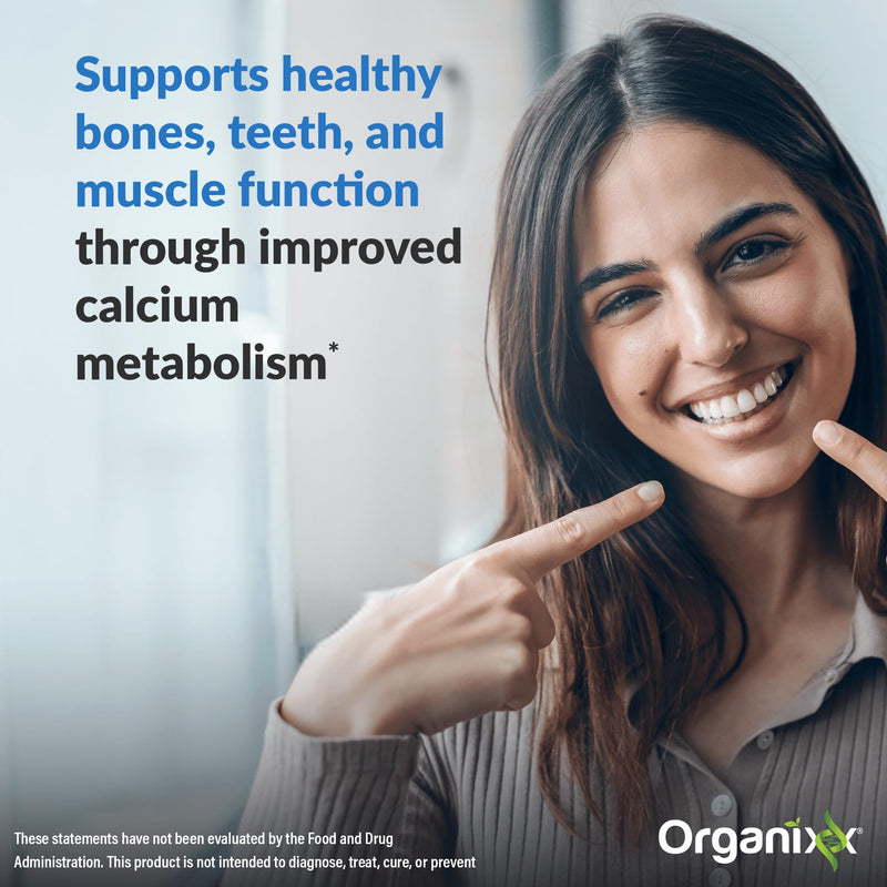 Organixx D3 K2 Supplement, Bone & Immune Health, MCT Oil, 30 Serv | Bioavailable D3 & K2 in MCT oil, Vitamin K2 directs calcium to bones; supports bone density, immune health & wellness