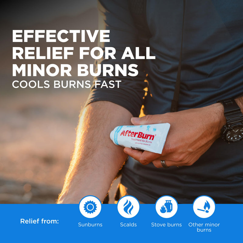 After Burn Advanced Pain Relief - 2 Fl Oz Tube - (Pack of 4) 2 Ounce (Pack of 4) - BeesActive Australia