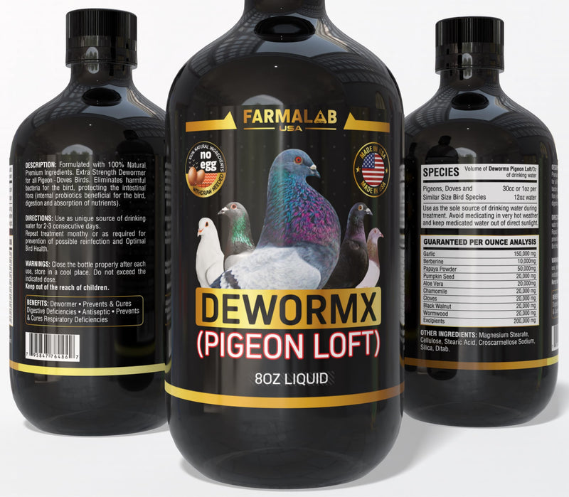 B15 B12 para Palomas Pigeon Vitamin Supplement, 100 Tablets, Energy and Endurance Formula Farmalab
