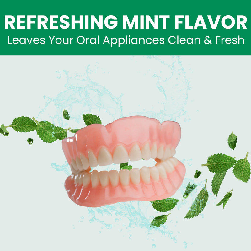 Pro Tech Retainer & Clear Aligner Cleaner Crystals, Mint, 22 Pack, 6 Months 22 Count (Pack of 1)