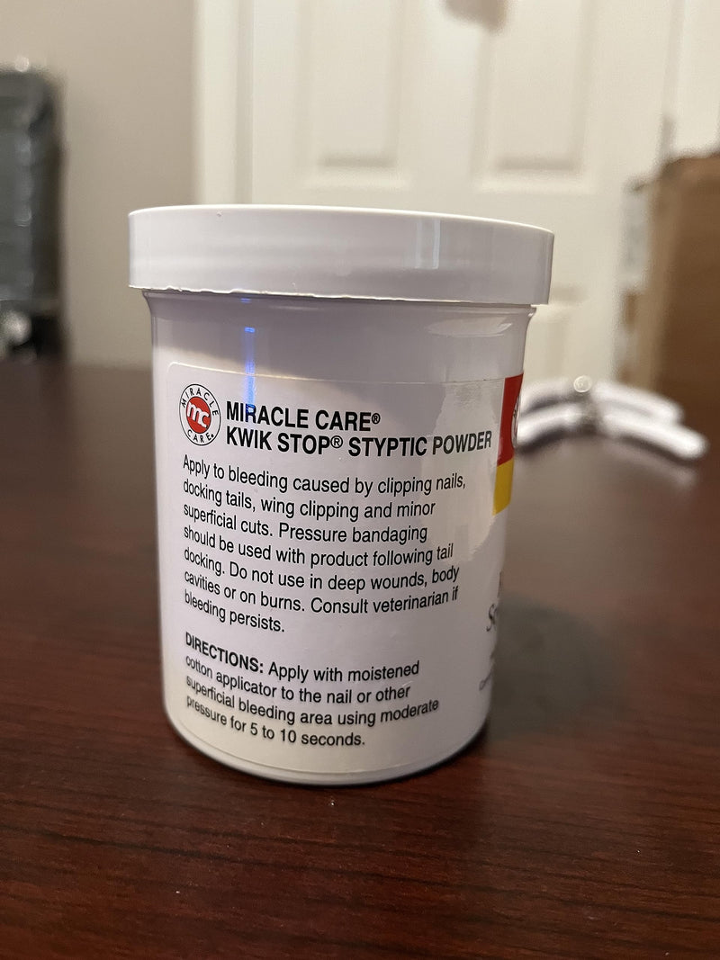 Kwik Stop Styptic Powder Dog Cat & Bird Nail Care (Kwik Stop Powder - 6 oz) Kwik Stop Powder - 6 oz - BeesActive Australia