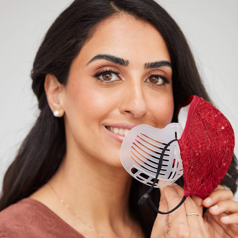 Weddingstar Breathe Easy Reusable Plastic Face Mask Bracket - Set of 2 - BeesActive Australia
