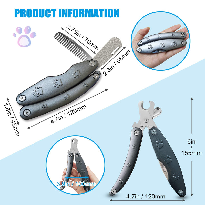 Quite Dog Nail Trimmers for Sensitive Dog, 【Smoothest Sharp】 Heavy Duty Dog Nail Clippers for Large Dog Medium Small Dogs, Dog Toenail Clippers, Professional Dog Nail Clipper for All Dogs Thick Nail - BeesActive Australia