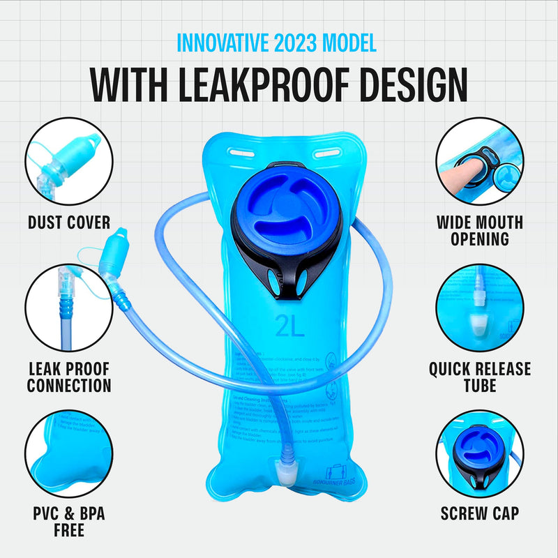 Sojourner Hydration Pack, Hydration Backpack - Water Backpack with 2l Hydration Bladder, Festival Essential - Rave Hydration Pack Hydropack Hydro for Hiking, Running, Biking, Festival Gear Luminous - Green - BeesActive Australia