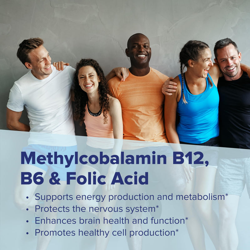 Superior Source No Shot Vitamin B-12 Methylcobalamin 1000 mcg, B-6 & Folic Acid 400 mcg - Supports Brain & Heart Health - Aids Natural Energy Levels - 60 Sublingual Dissolving Tablets Cherry 60 Count (Pack of 1)