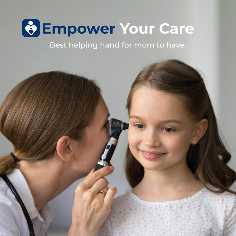 SereneLife Fiber Optic Otoscope/Auriscope | Home Ear Inspection DIY Tool, Simple Operation, 3X Magnification, Bright LED, Includes Reusable Ear Tips, Battery Operated | For All Ages & Pets - BeesActive Australia
