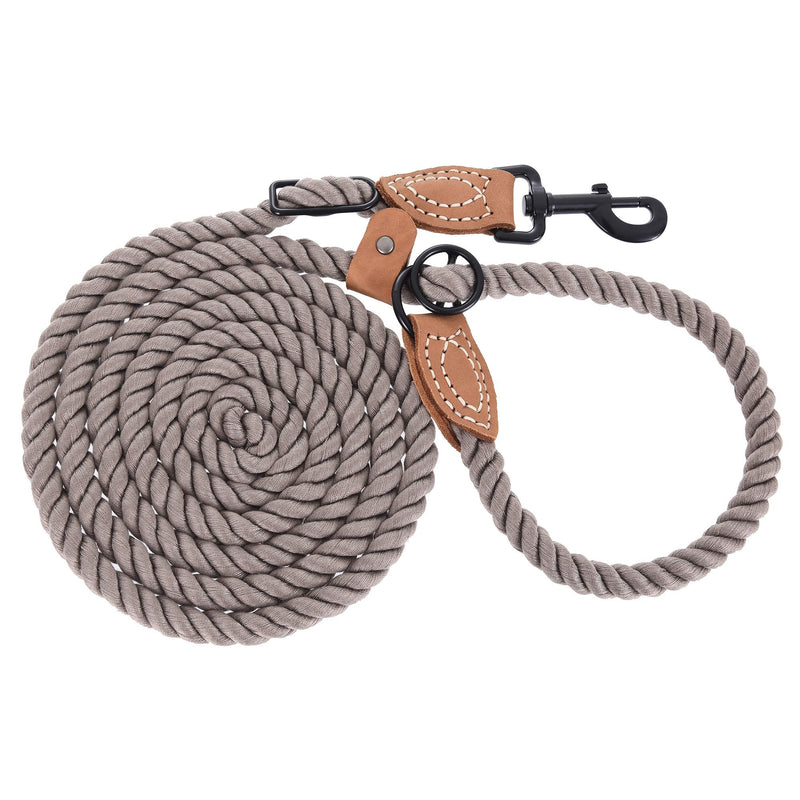 Mile High Life Hands Free Dog Leash, Crossbody Waist Leash with Genuine Leather Connection, Multifunctional Adjustable Slip Lead for Dog Walking Running (Camel, 8FT) Camel 8FT Hands Free