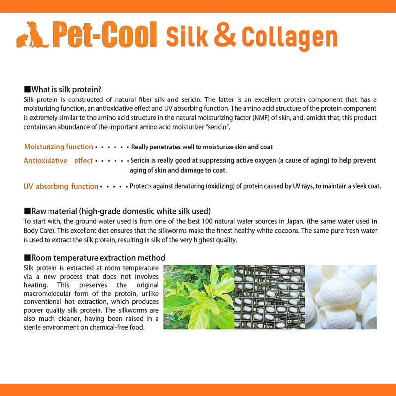 Silk & Collagen Leave-in Conditioner Refill, Hydrator for Dogs Cats