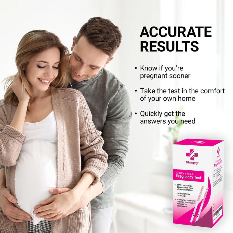 25 Pack Pregnancy Test Strips, Rapid and Accurate Results 1 Count (Pack of 25) - BeesActive Australia