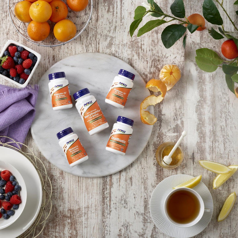 NOW Foods Supplements,Probiotic-10™,50 Billion,with 10 Probiotic Strains,Strain Verified,50 Veg Capsules,(Pack of 2) 50 Count (Pack of 2)